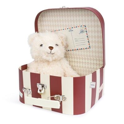 BTC - Frederick l'ours globe trotteur en boîte cadeau  - 17,5 cm - %