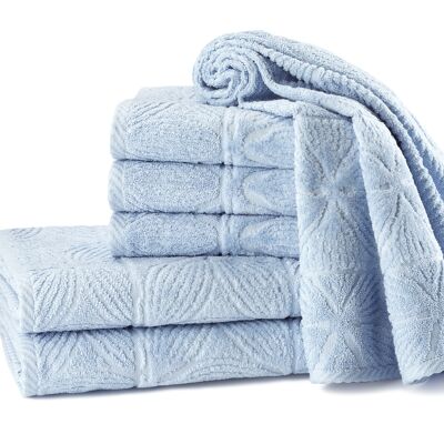 Agatha bath towel, light blue
