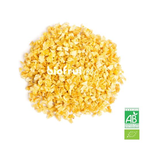 Ananas Cayenne Bio du Togo séché en très petits morceaux | Sac vrac 2 kg