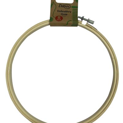 8" EMBROIDERY HOOP Bamboo, Bamboo Hoop for Embroidery, Cross Stitch Bamboo Circle Rings, 8" Hoop Ring For Craft, Round Bamboo DIY Hoop