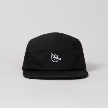 Cap Hang Loose – Casquette à cinq panneaux noir 3