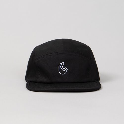 Cap OK – Five Panel Cap Schwarz