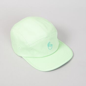 Casquette OK – Casquette Cinq Panneau Menthe 4