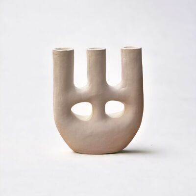 Jarrón de cerámica de tres brazos Taghazout