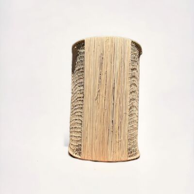 Amanar natural raffia wall light