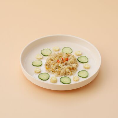 Children's plate with suction cup