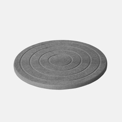 Kendra Storm Gray Trivet: Clean Design and Advanced Thermal Protection for the Table