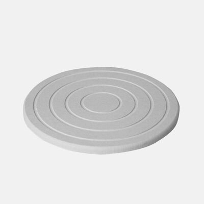 Kendra Eternal White Trivet: Sleek Design and Advanced Thermal Protection for the Table