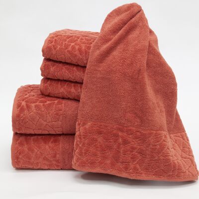 Towel stones terracotta