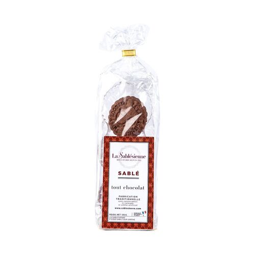 Biscuits sablés tout chocolat - sachet 125 g