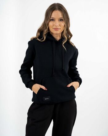 Sweat à capuche Basic Hood W Noir 1