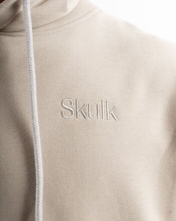 Sweat à capuche Basic Skulk M Beige 3