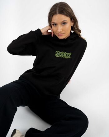 Sweat à capuche Basic Skulk W Noir 2