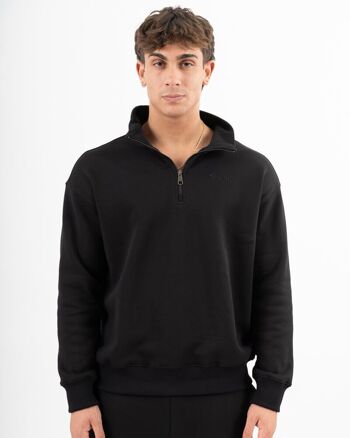 Sweat Basic Turtle M Noir 1