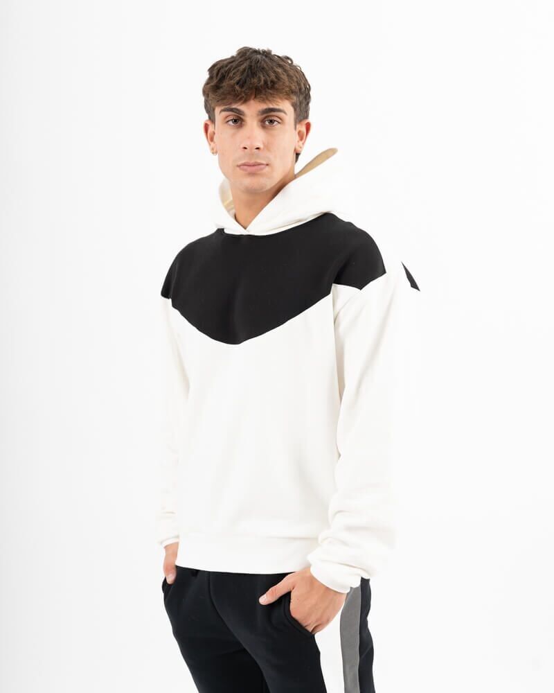 Felpa con cappuccio Movement bianco sporco