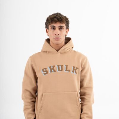 Hoodie O'Clock Camel