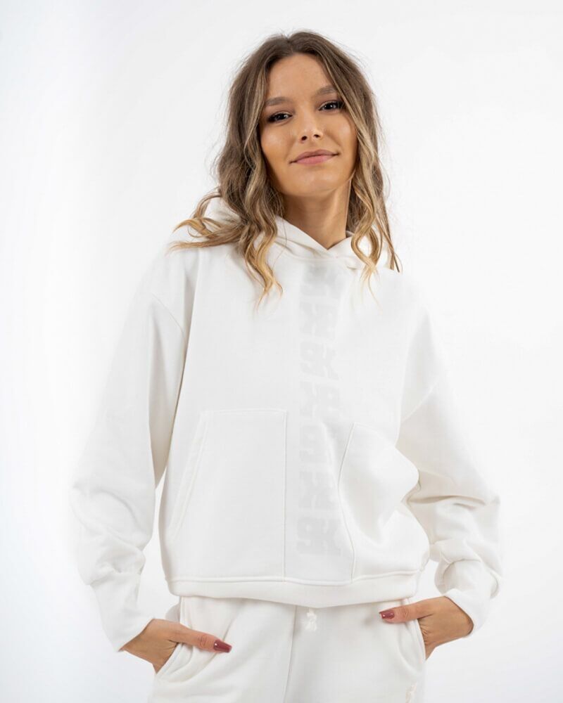 Felpa con cappuccio Rhythm bianco sporco