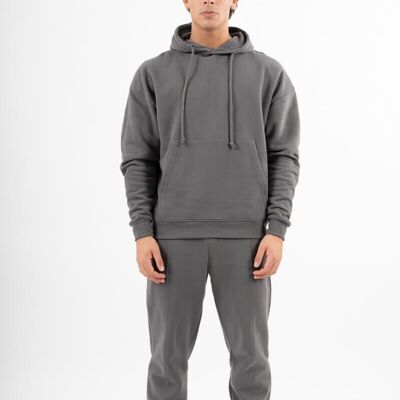 Hoodie Sundial Grey