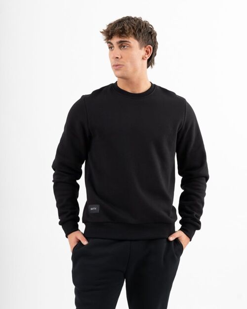 Sweatshirt Basic Sleeve M Black