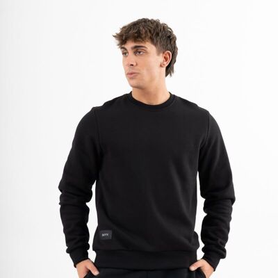 Sweatshirt Basic Sleeve M Black