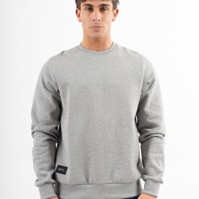 Sweatshirt Basic Sleeve M Blend Grau