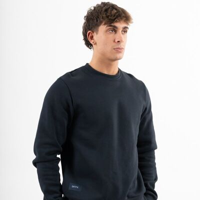 Sweatshirt Basic Sleeve M Navy