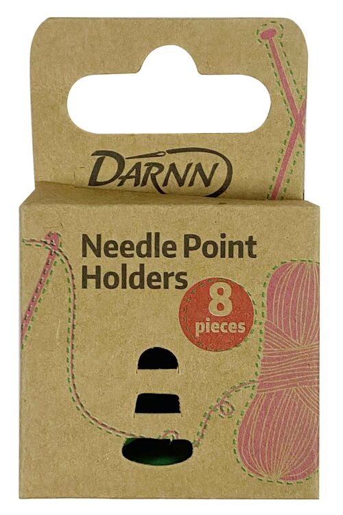 NEEDLE POINT HOLDERS, Pack of 8 Needle Point Protectors, Knitting Needle Tip Stoppers, Multi Colour Needle Stopper, Knitting Needle Caps