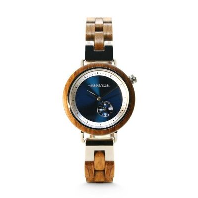 Reloj Artica Wood mujer nogal