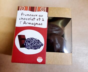Chocolat noir aux pruneaux BIO et Armagnac, 150g 3