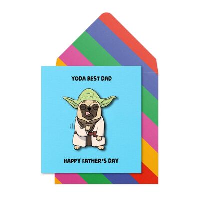 Yoda Pug Best Dad