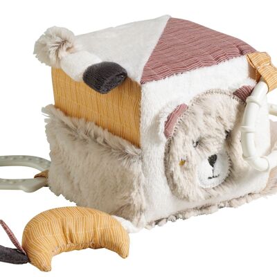 Coffre à jouets Ballerine, en bois pour enfant H. 40 x L. 58 x P