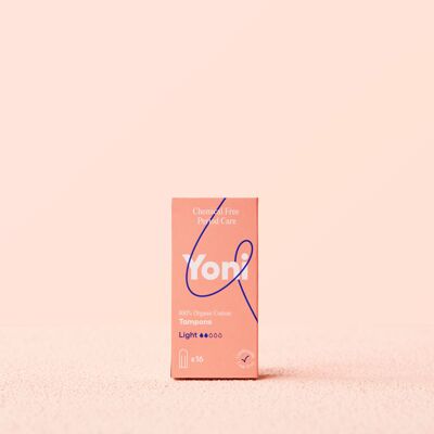 Tampons Yoni Light x16 • 100% coton Bio