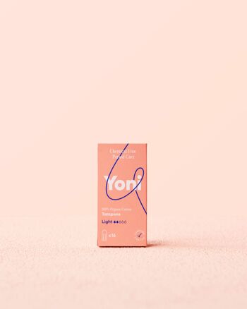 Tampons Yoni Light x16 • 100% coton Bio 1