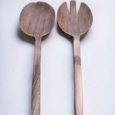 Timdouine walnut wood cutlery