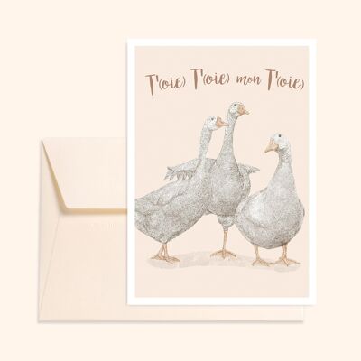 Postcard "T'(goose) t'(goose) my t'(goose)"
