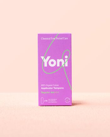Tampons applicateurs Yoni Regular x16 • 100% coton biologique 1