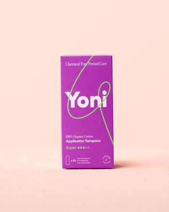 Tampons applicateurs Yoni Super x14 • 100% coton biologique 1
