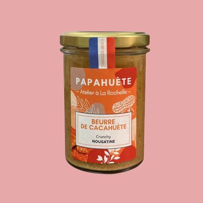 Beurre de cacahuète à la nougatine 210 gr.