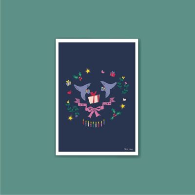 A6 Greeting Card Sweet Christmas Night