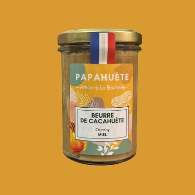 Beurre de cacahuète au miel 210 gr.