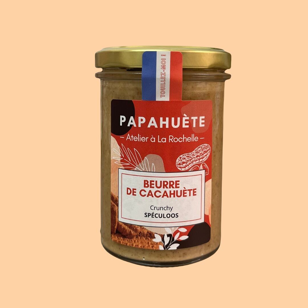 Beurre de cacahuète au spéculoos 210 gr.