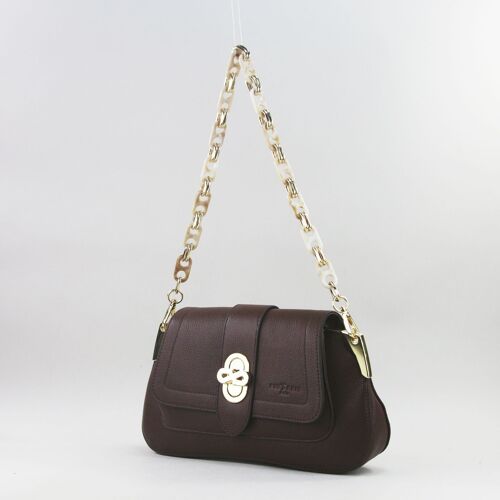 583002 Chocolat - Sac cuir