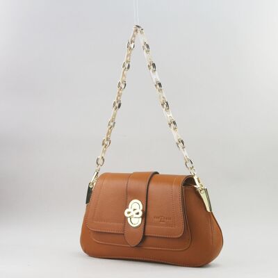 583002 Camel - Leather bag