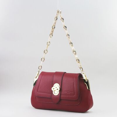 583002 Ruby red - Leather bag
