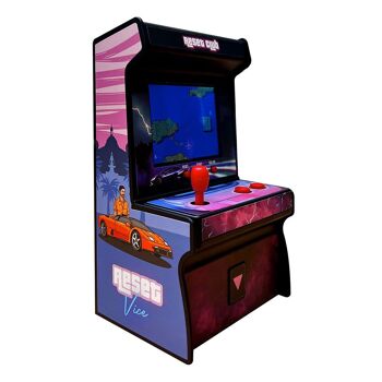 Mini Borne Arcade Retro - 200 Jeux Originaux Intégrés - Console de Jeu Classique Reset Vice 8 Bit 3