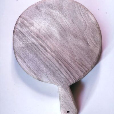 Round board in Gnaoua walnut wood