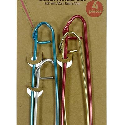STITCH HOLDERS Pack 4, Knitting Stitch Holders Set, Knitting Accessories, Yarn Holder for Knitting with 4 Sizes,