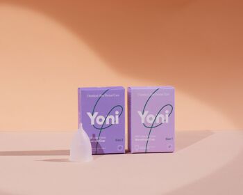 Coupe menstruelle Yoni • Taille 1 Fabriquée à 100 % en silicone de qualité médicale 3