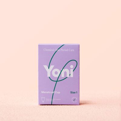 Copa Menstrual Yoni • Talla 1 Fabricada 100% en silicona de grado médico
