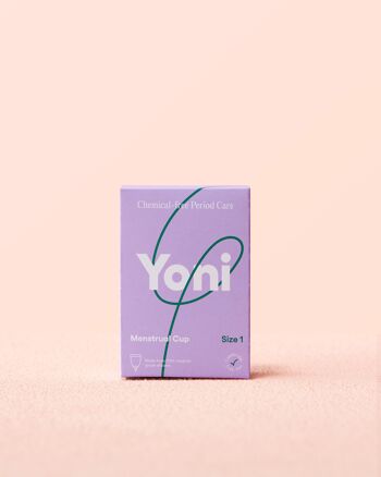 Coupe menstruelle Yoni • Taille 1 Fabriquée à 100 % en silicone de qualité médicale 1